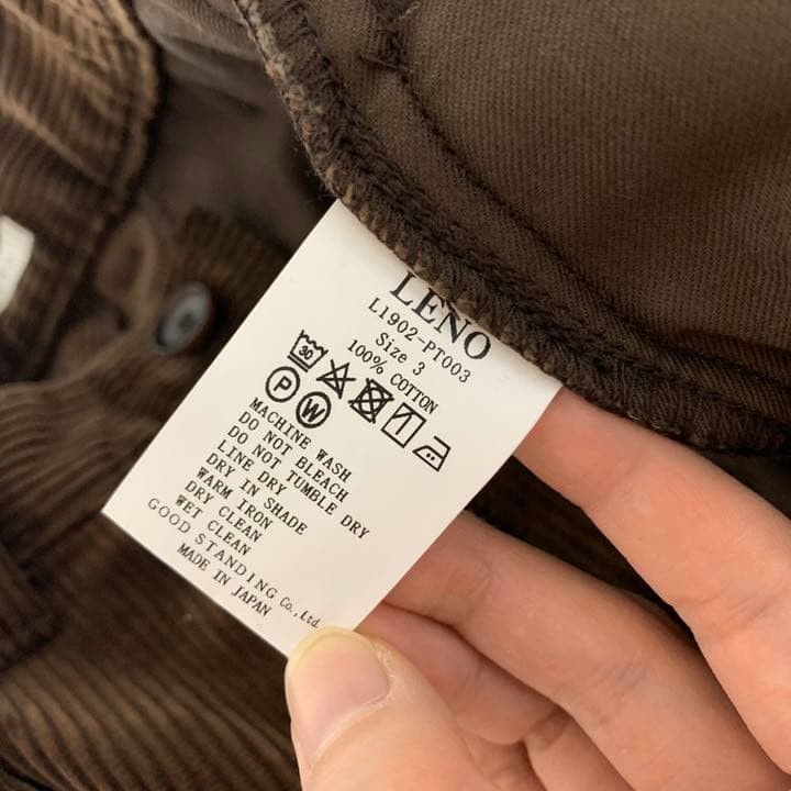 LENO コーディロイパンツ