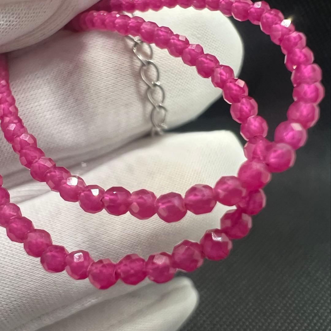 天然ポーランドの赤琥珀のペンダントトップにルビーのチェーンのセットs925使用