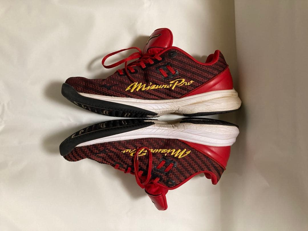 Mizuno Pro トレーニングシューズ レッド　27センチ