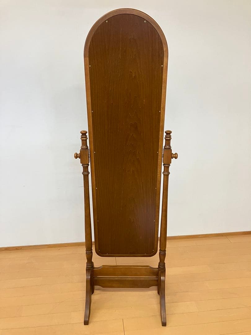 カリモク　コロニアル　姿見　ミラー　ヴィンテージ