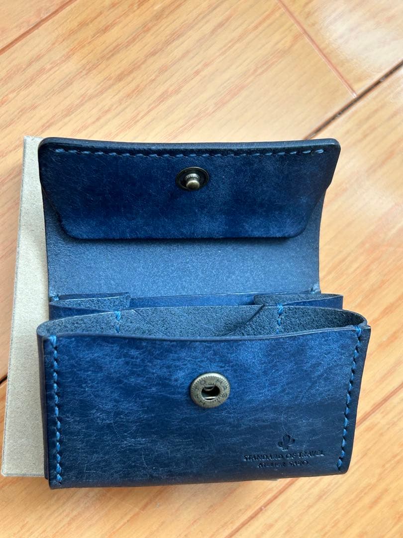 ATELIER SABO カードがたくさん入るミニ財布 ネイビー 【新品】