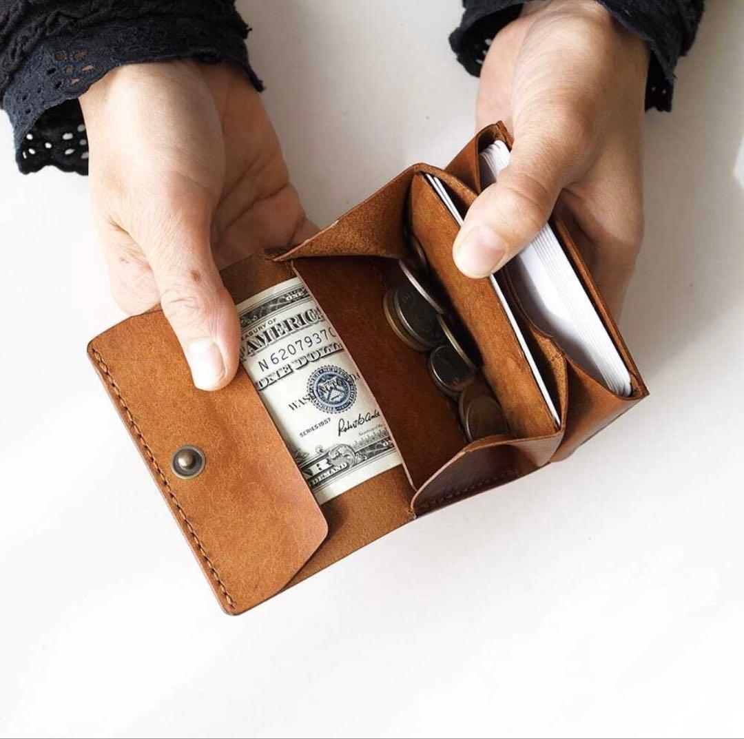 ATELIER SABO カードがたくさん入るミニ財布 ネイビー 【新品】