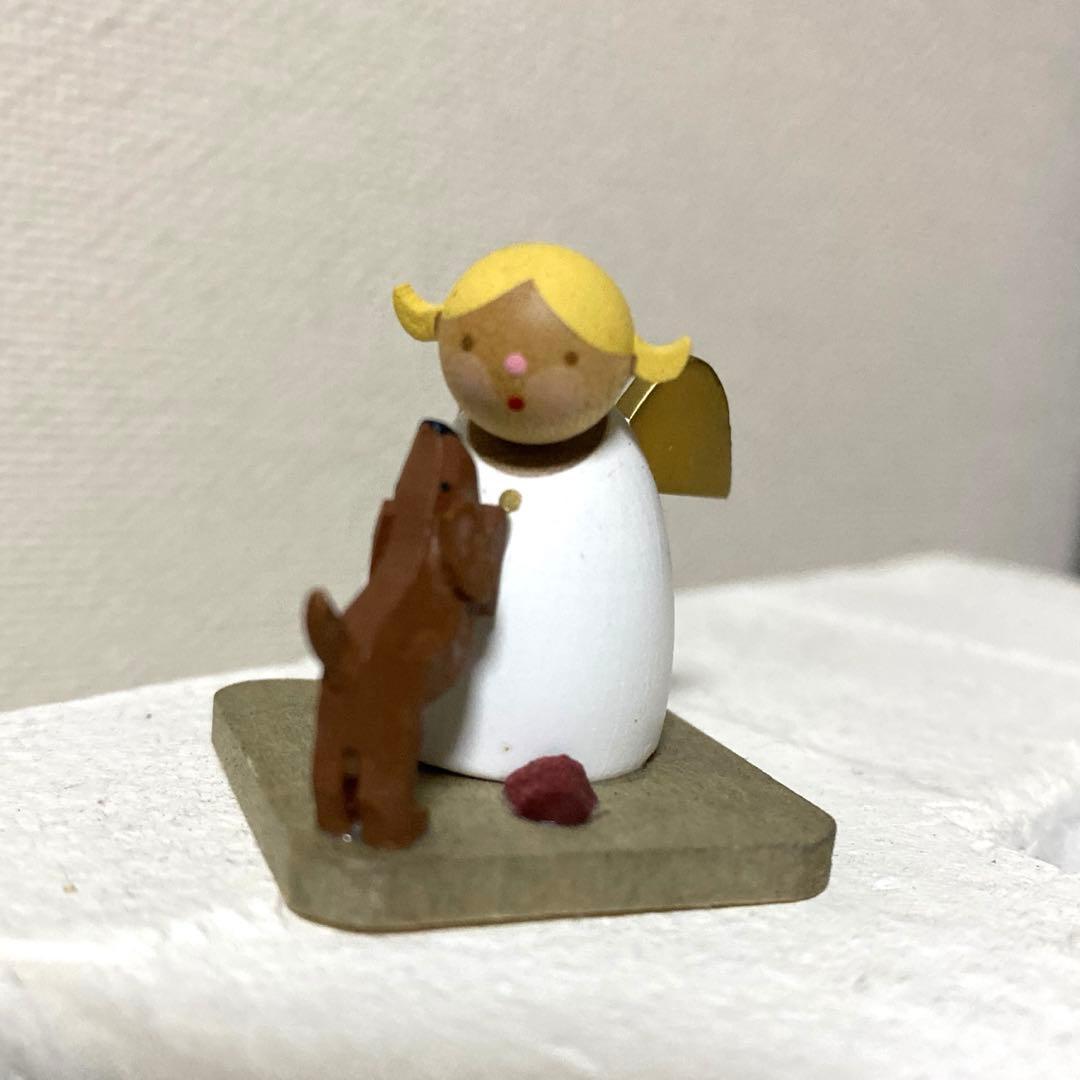 ギュンターライヒェル　犬と守護天使ドイツ製