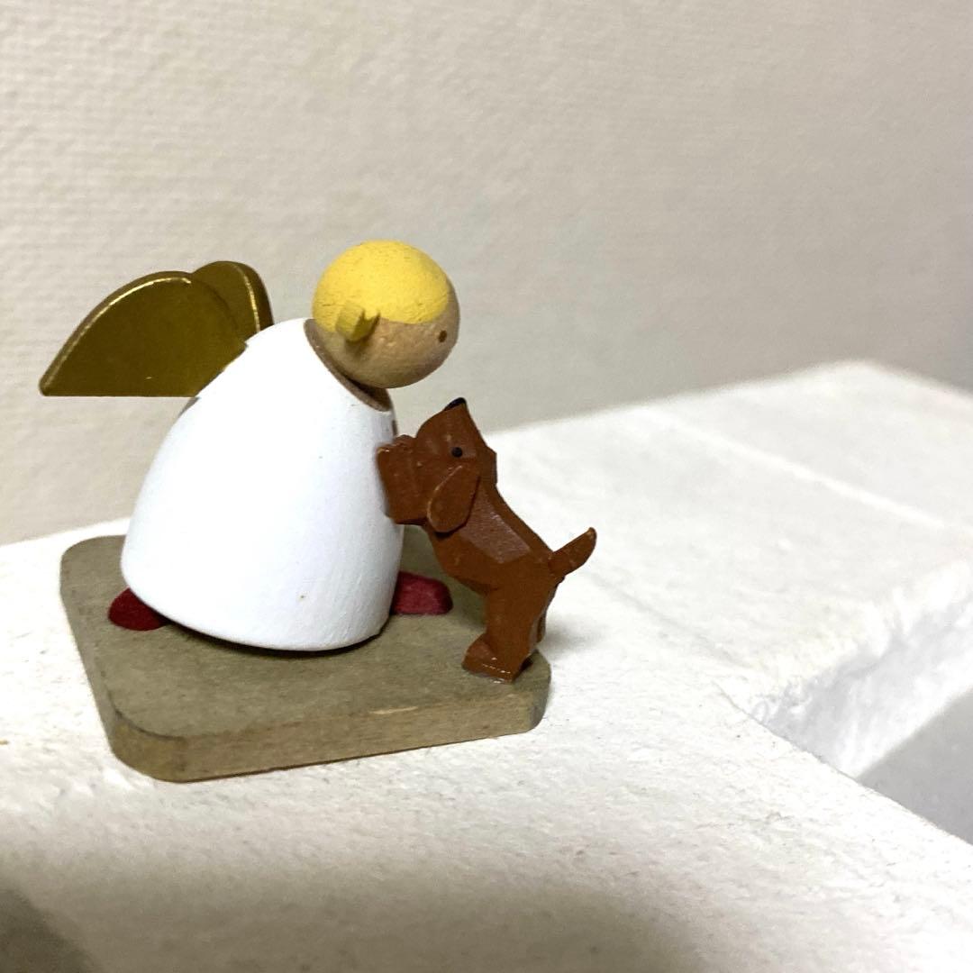 ギュンターライヒェル　犬と守護天使ドイツ製