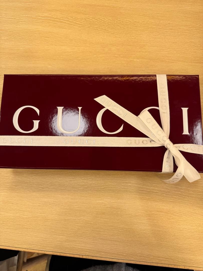 新品ラッピング付き　GUCCI GGジャカード シルクウール ショール ブラック