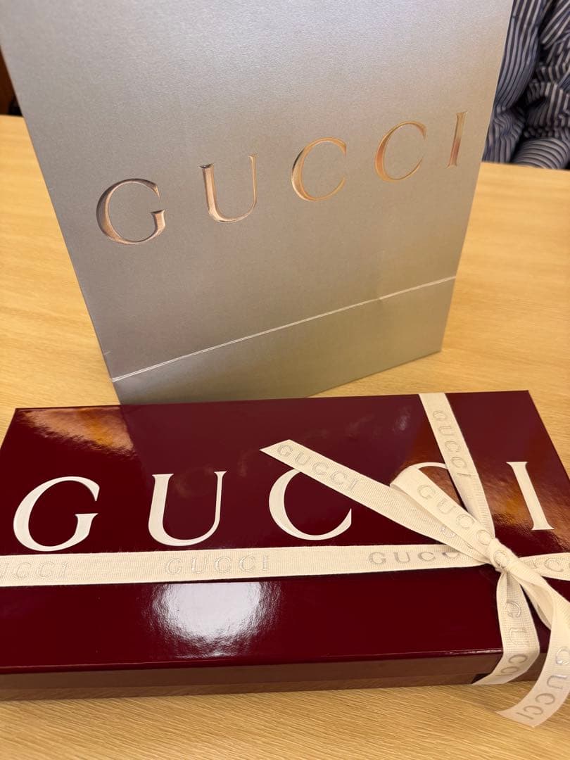 新品ラッピング付き　GUCCI GGジャカード シルクウール ショール ブラック