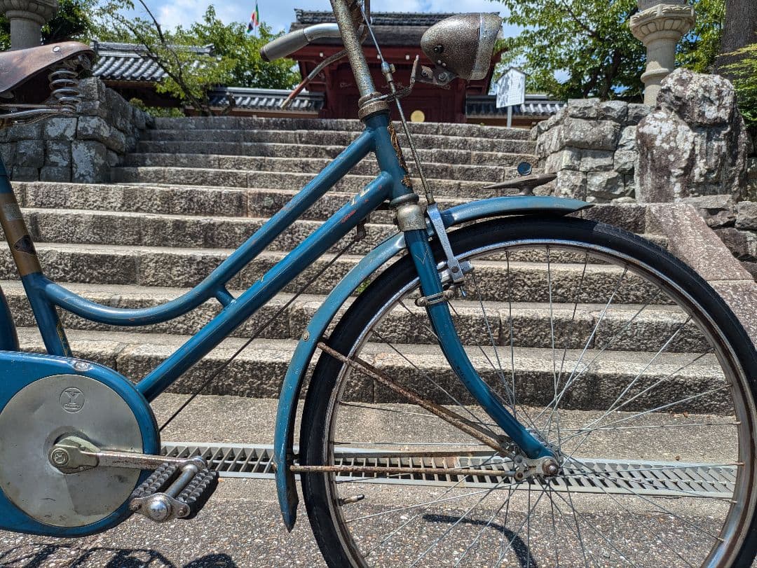 美品 山口　ゴールド号 婦人車 実用車 昭和 レトロ 自転車