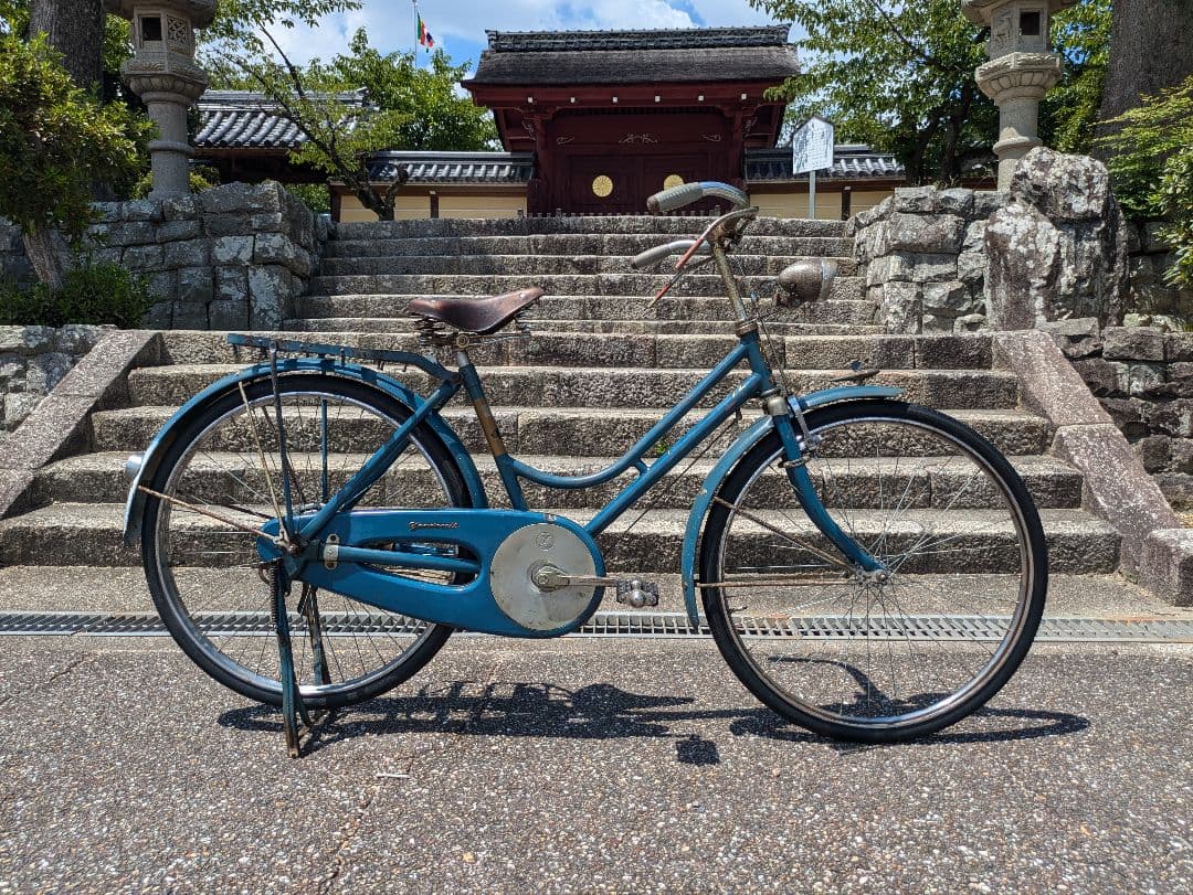 美品 山口　ゴールド号 婦人車 実用車 昭和 レトロ 自転車
