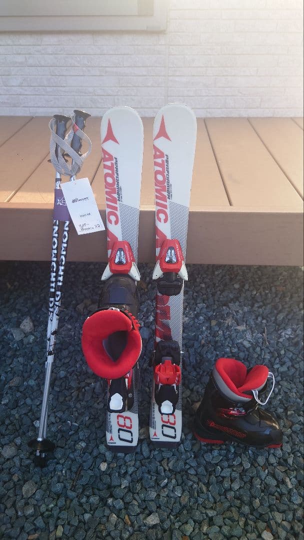 Atomic スキーセット 80cm ブーツ17.0cm