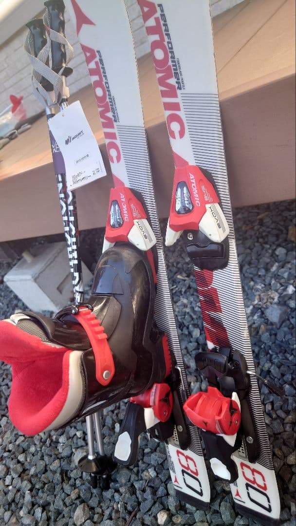 Atomic スキーセット 80cm ブーツ17.0cm