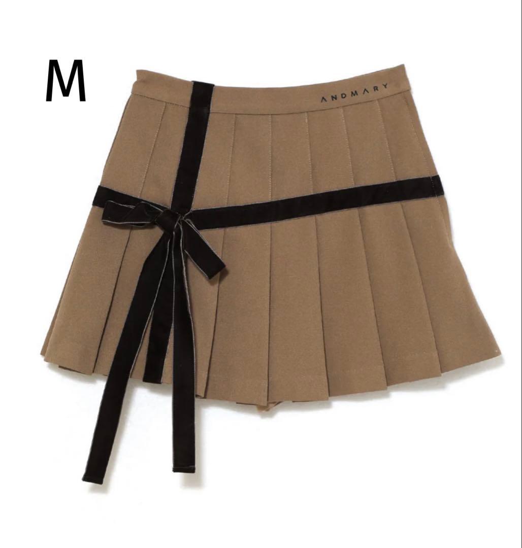 スカート M ANDMARY VALENTINE RIBBON MINI SKIRT
