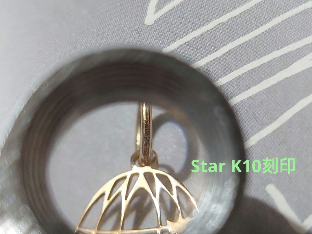 【Star Jewelry】スタージュエリー K10 鳥かごチャーム