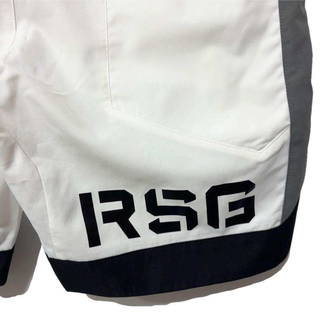 新品 ラッセルノ ゴルフ パイピング ライン ショーツ ホワイト L 5