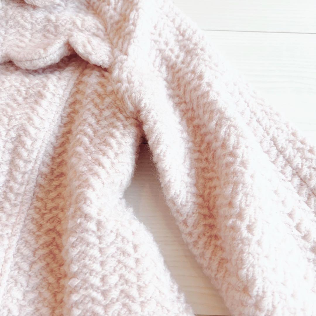 LIZLISA＊淡ピンクのふわふわコーラルコート♡