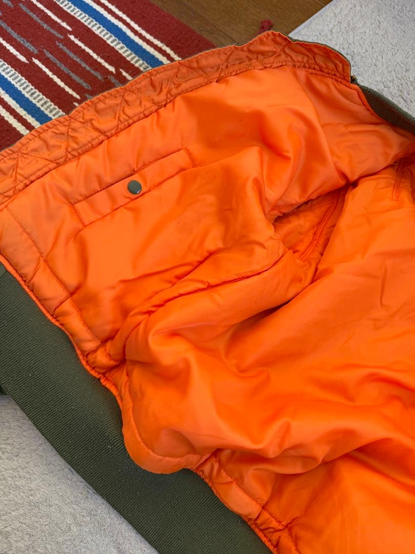 ALPHA INDUSTRIES MA-1 フライトジャケット オリーブ XS