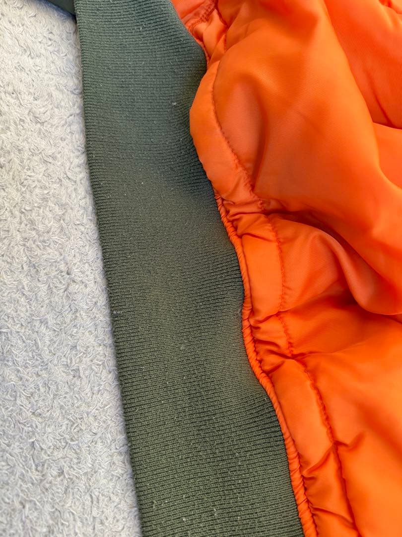 ALPHA INDUSTRIES MA-1 フライトジャケット オリーブ XS