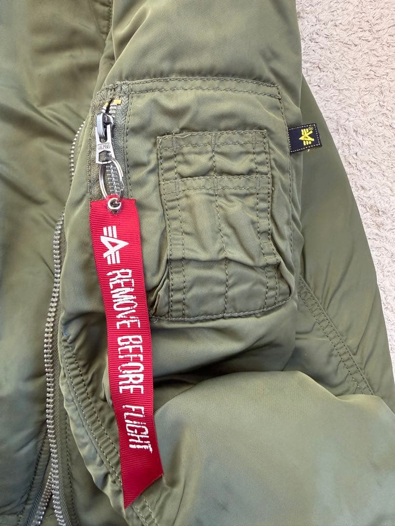 ALPHA INDUSTRIES MA-1 フライトジャケット オリーブ XS