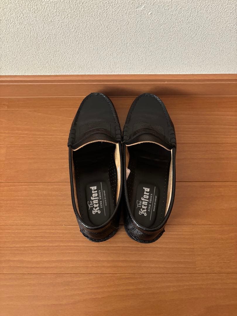 25cmケンフォードペイズリーローファーBLACK PAISLEY 【値下げ可】