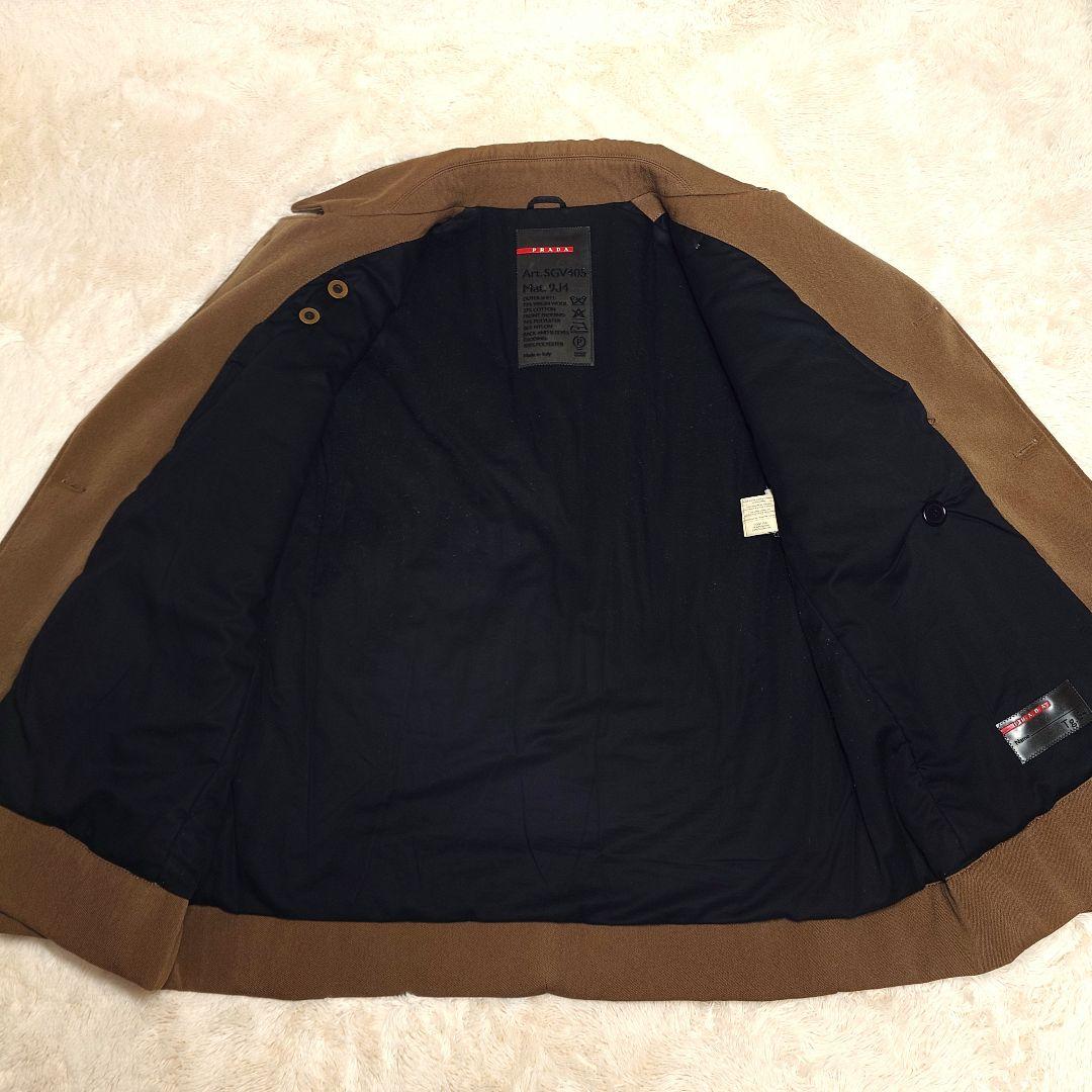 希少 PRADA SPORT 00s Pコート ウールコート メタルボタン