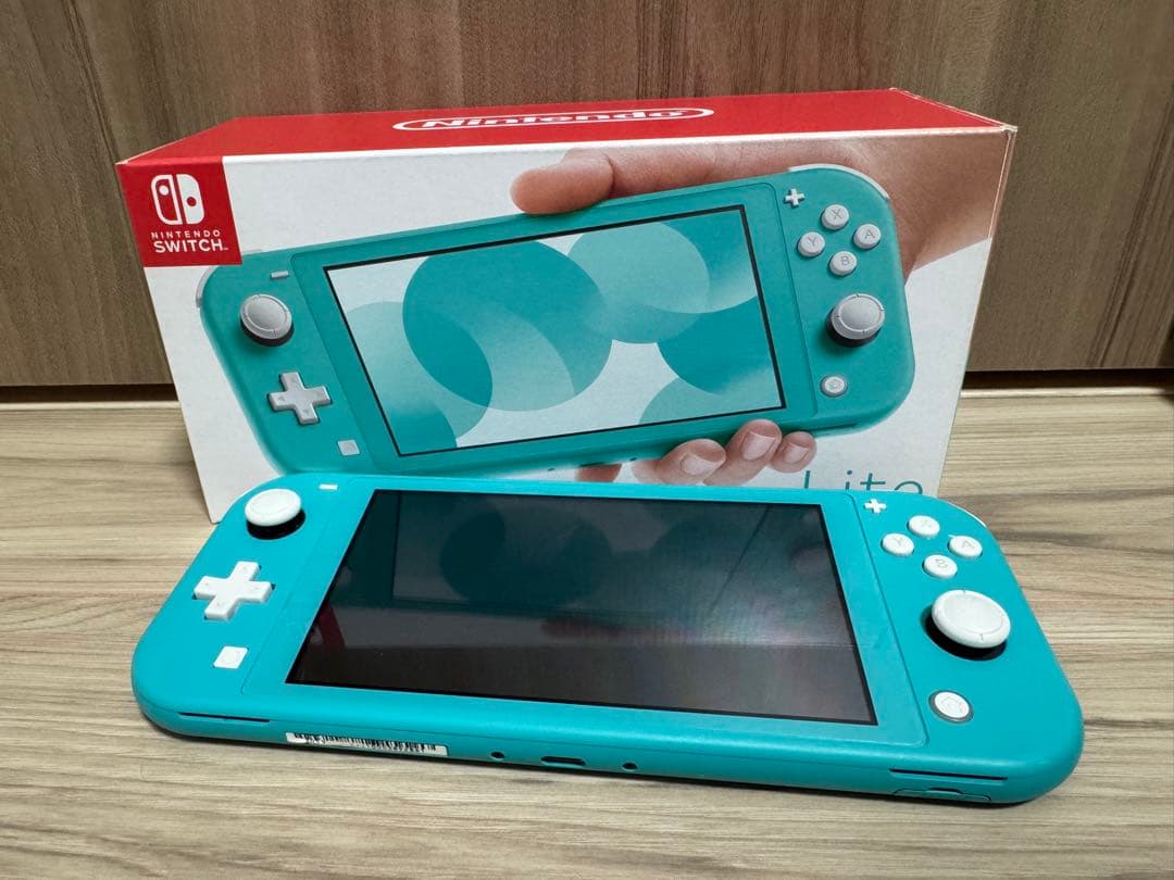 【外箱＋収納ケース付】Nintendo Switch Lite ターコイズ ※