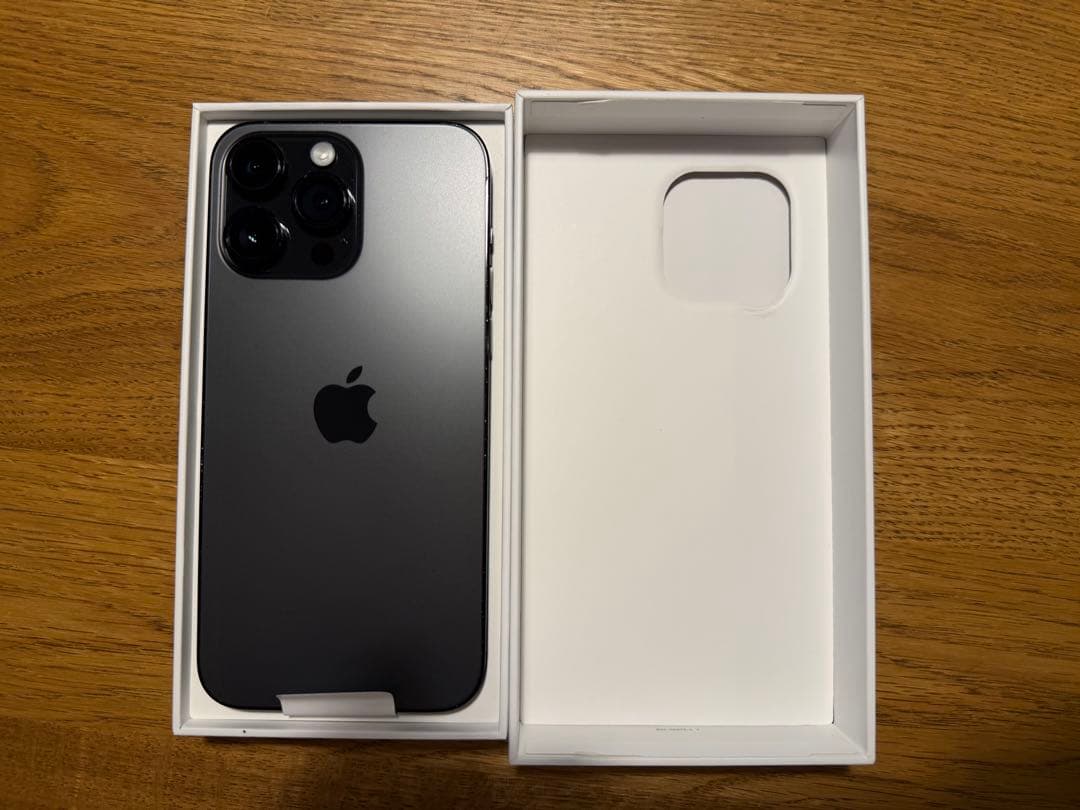 Apple iPhone 14Promaxブラック本体reinkstoneケース