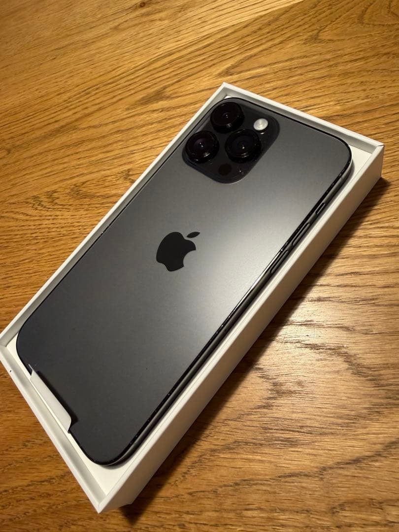 Apple iPhone 14Promaxブラック本体reinkstoneケース