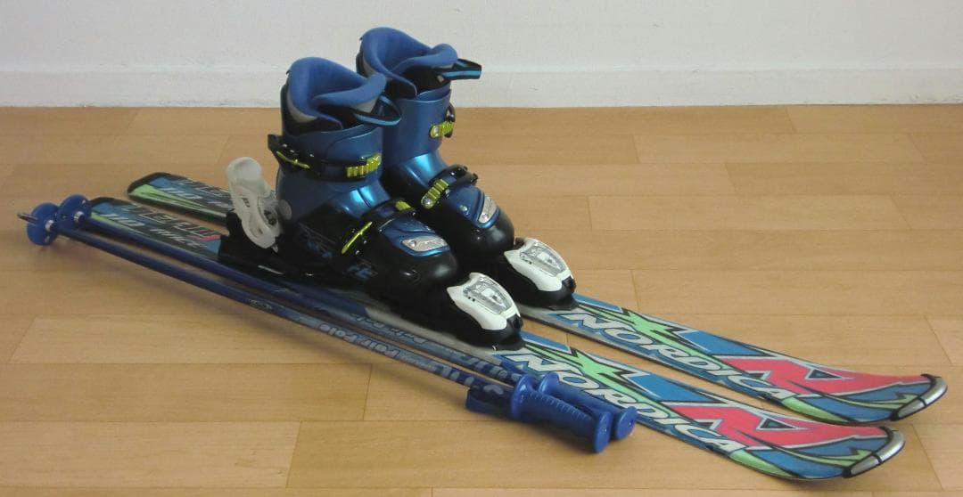 ■■11月限定■送料無料■ノルディカ■子供用スキー4点セット■110/21■■