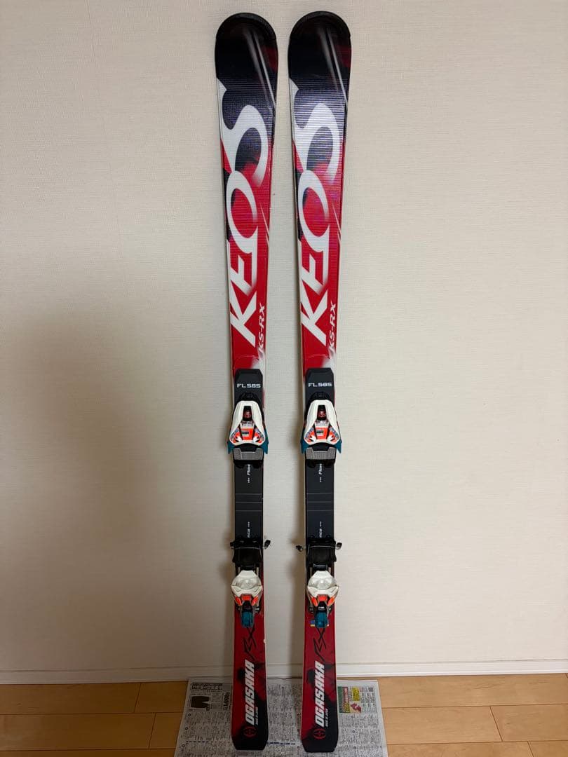 オガサカ　Keo’s RX スキー板 FL585ビンディング付き