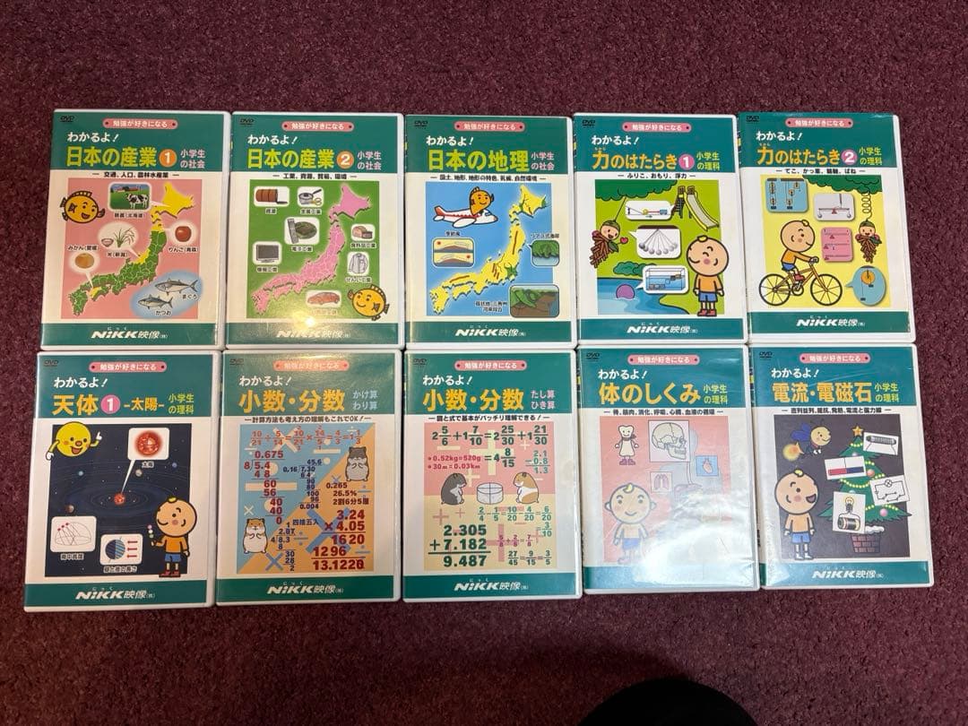 asNIKKニックDVD 知ってる？わかるよ！おぼえちゃおう！7本セット