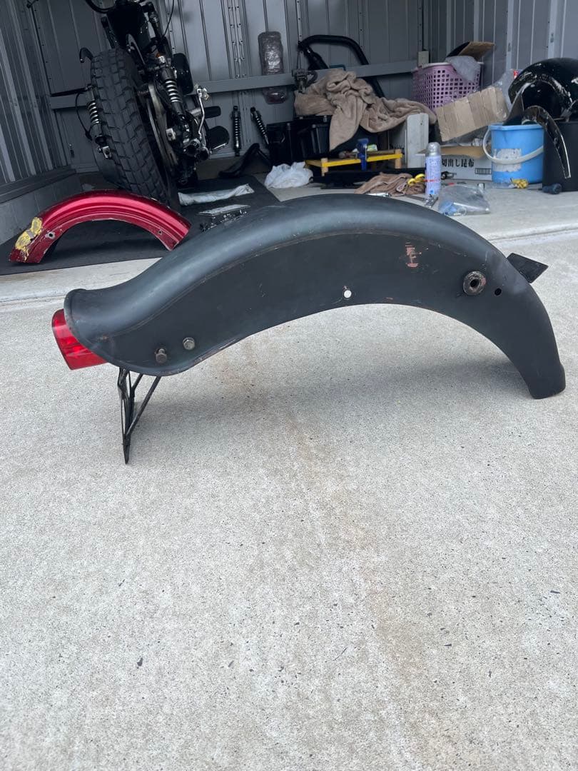 ショベル　ファットボブフェンダー　fxwg？　　フェンダーストラット