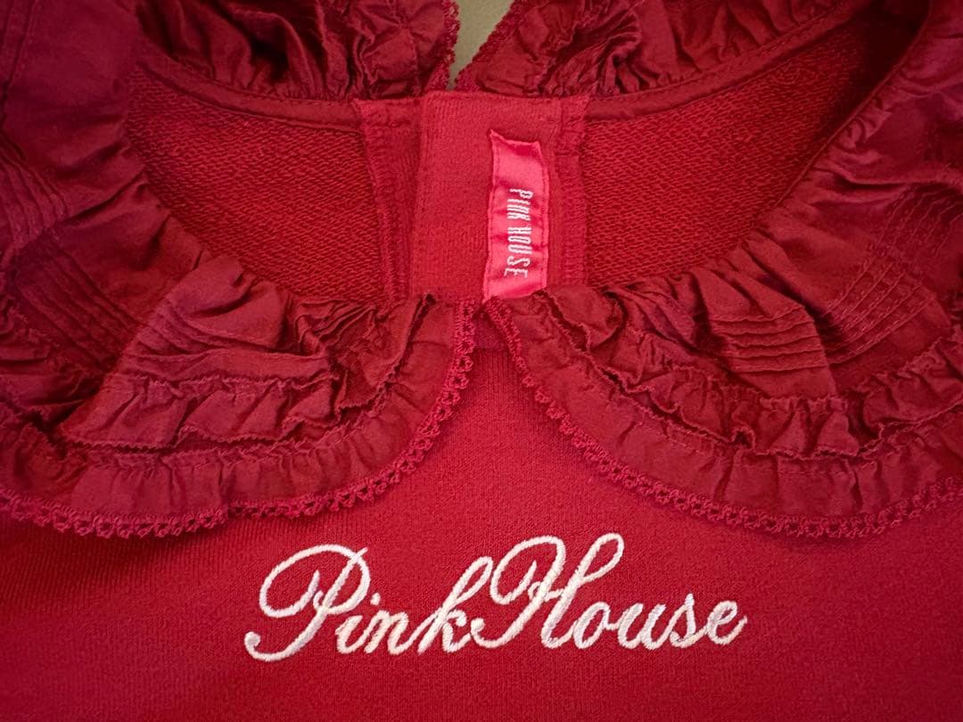 ♡ピンクハウス♡ピコフリル襟付き　トレーナー
