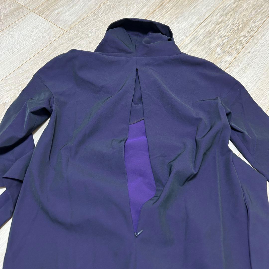 GIGLI ジリ　ロングワンピース　七分袖　タイト　紫　38