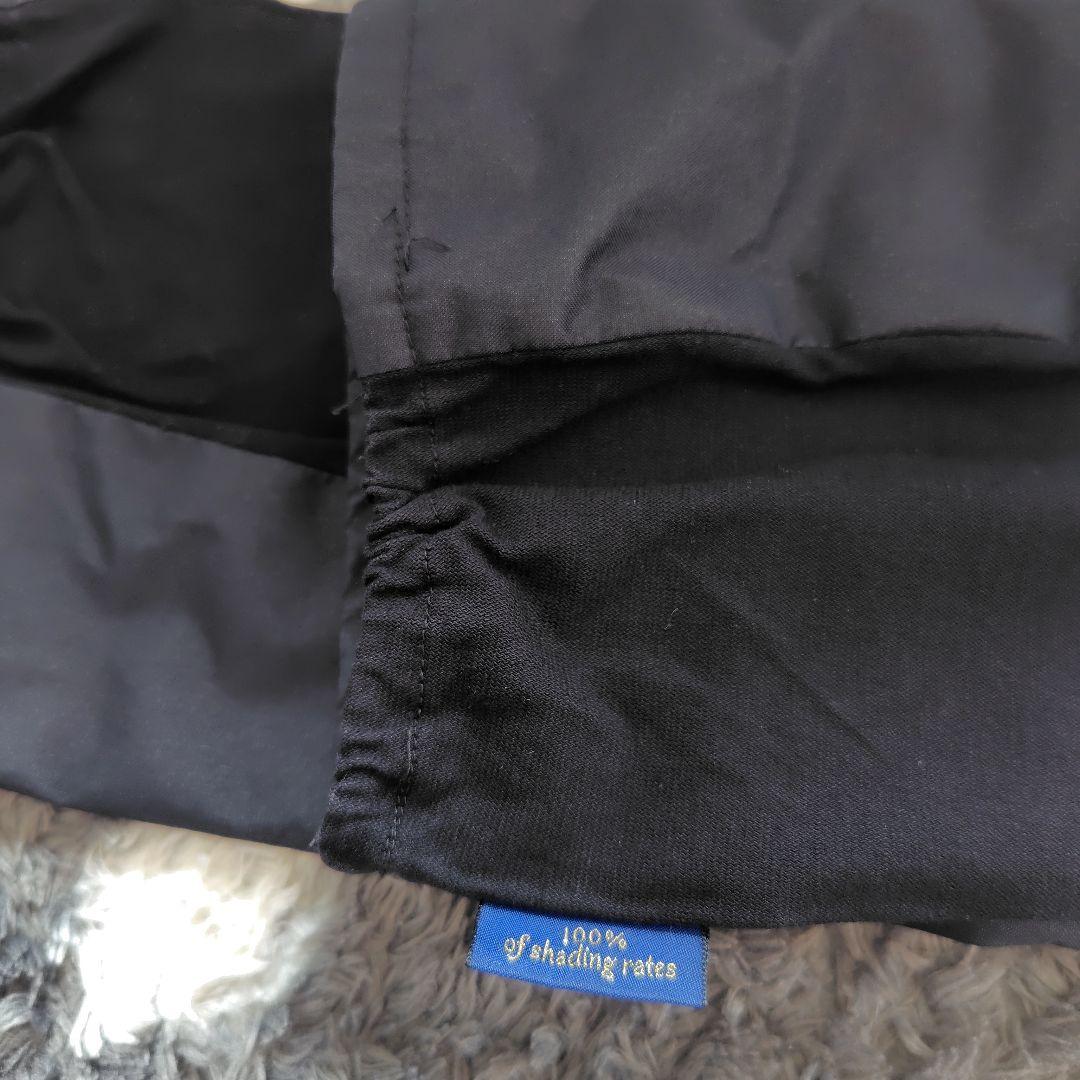 芦屋ロサブラン　遮光100%ブラック花柄刺繍アームカバー