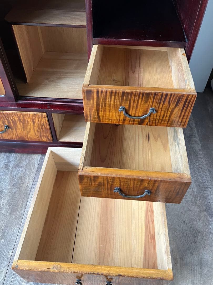 Goldマン様 茶箪笥　とても古い　水屋　天然木　小さな茶棚