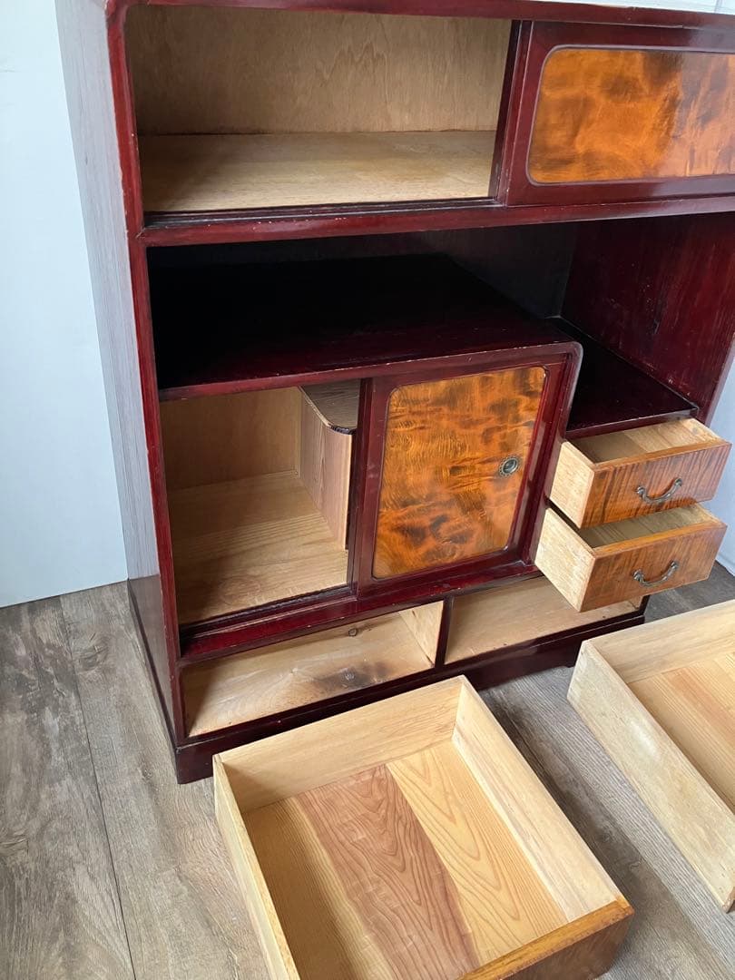 Goldマン様 茶箪笥　とても古い　水屋　天然木　小さな茶棚