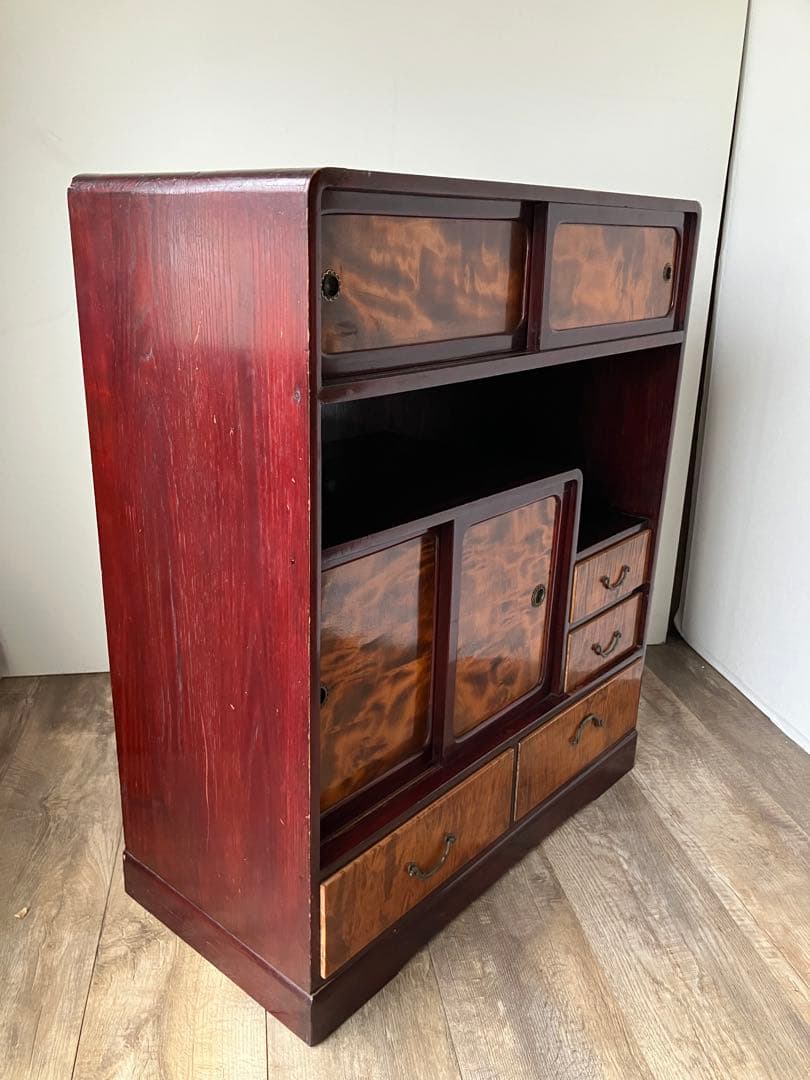 Goldマン様 茶箪笥　とても古い　水屋　天然木　小さな茶棚