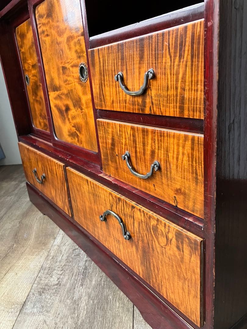 Goldマン様 茶箪笥　とても古い　水屋　天然木　小さな茶棚