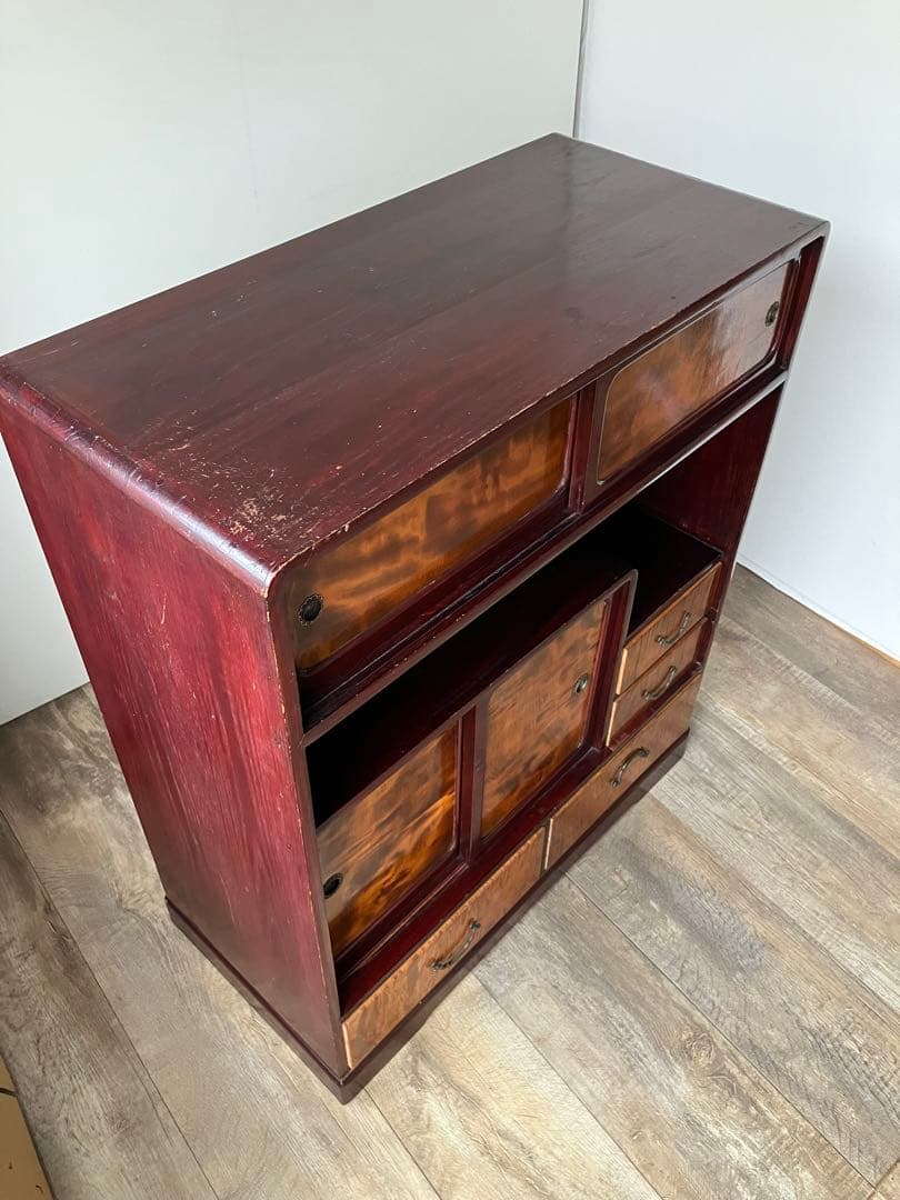 Goldマン様 茶箪笥　とても古い　水屋　天然木　小さな茶棚