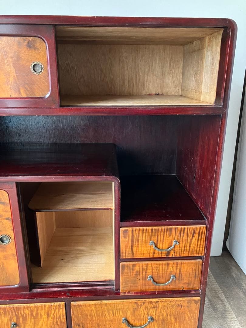 Goldマン様 茶箪笥　とても古い　水屋　天然木　小さな茶棚