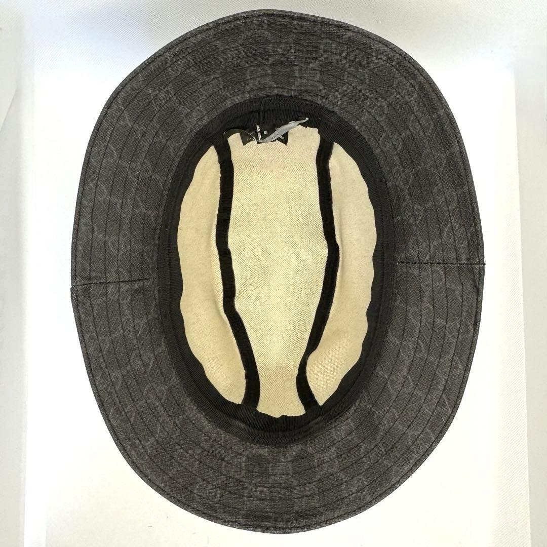 GUCCI 未使用 グッチ バケットハット GG柄 グレー ユニセックス M