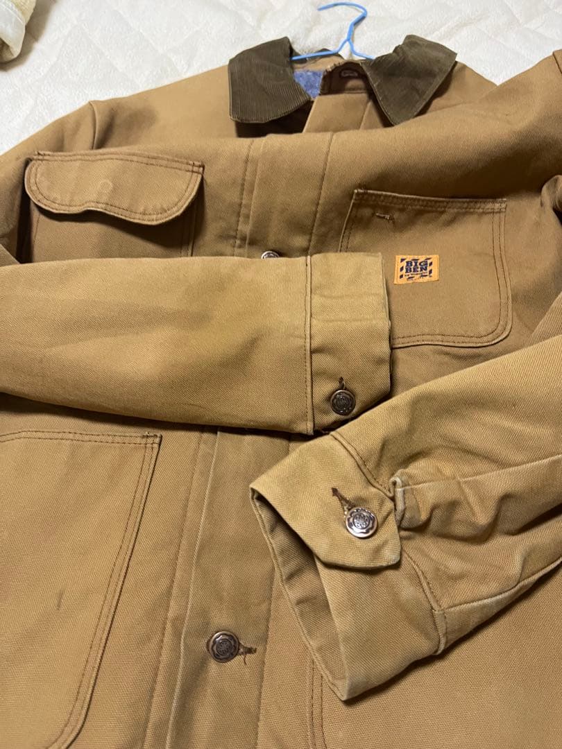 70s 80s USA製 BIG BEN ダック地 カバーオール