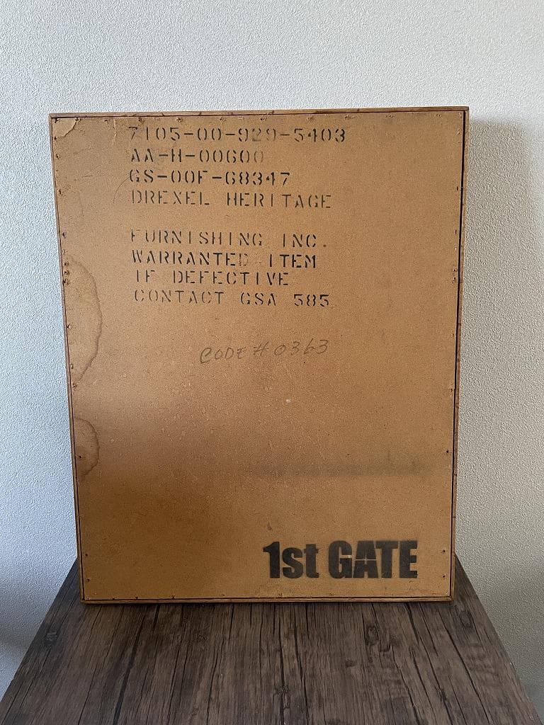 アンティーク　ドレクセル・ヘリテイジ　ミラー　鏡　木製