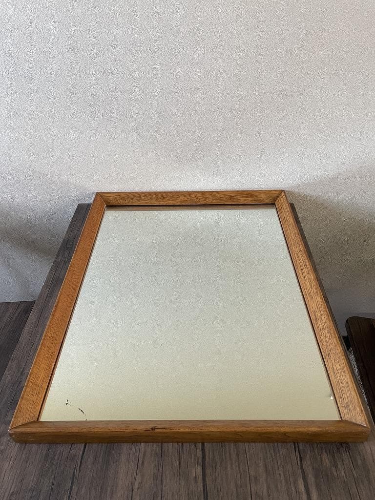 アンティーク　ドレクセル・ヘリテイジ　ミラー　鏡　木製