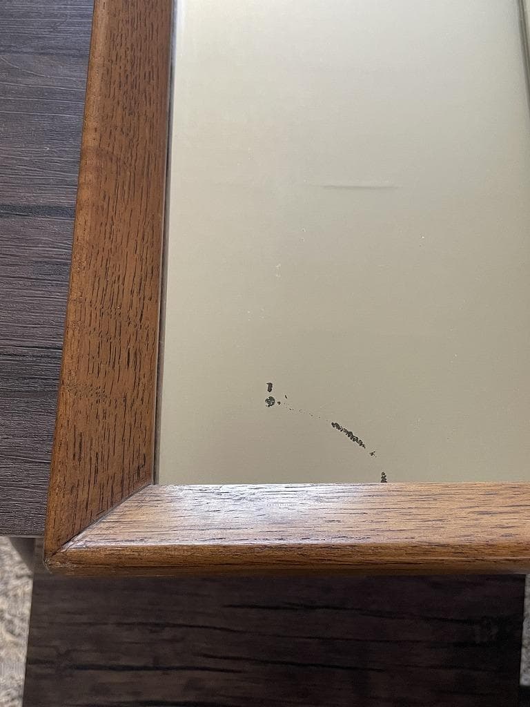 アンティーク　ドレクセル・ヘリテイジ　ミラー　鏡　木製