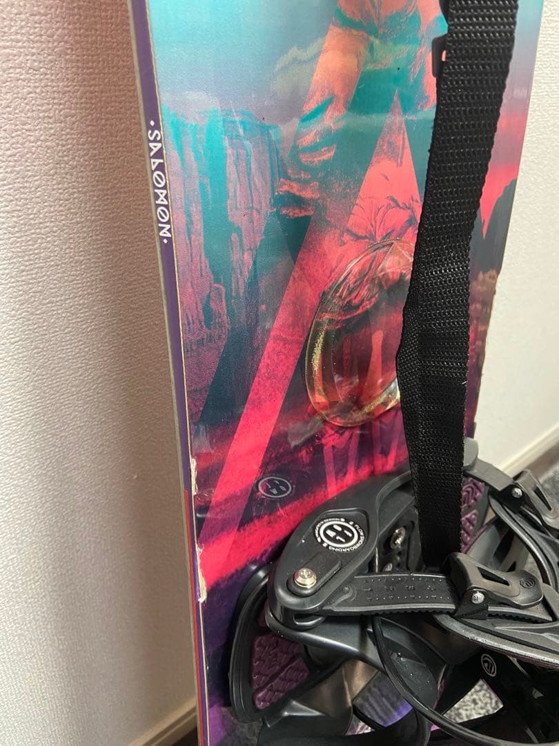 SALOMON/WONDER/スノーボード139ビンディング/ケース/3点セット