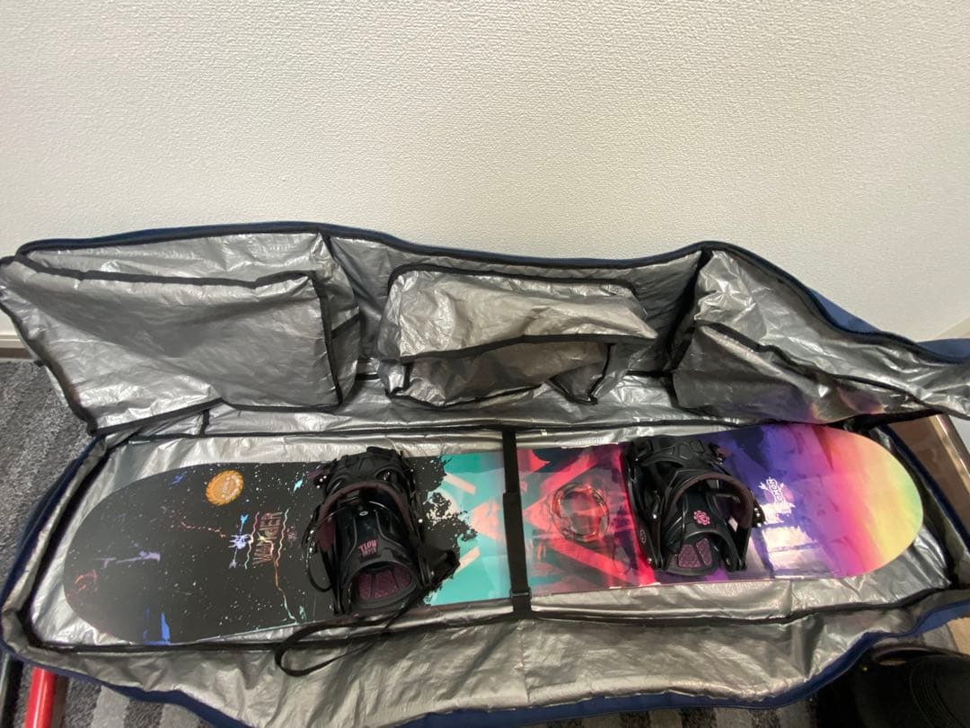 SALOMON/WONDER/スノーボード139ビンディング/ケース/3点セット