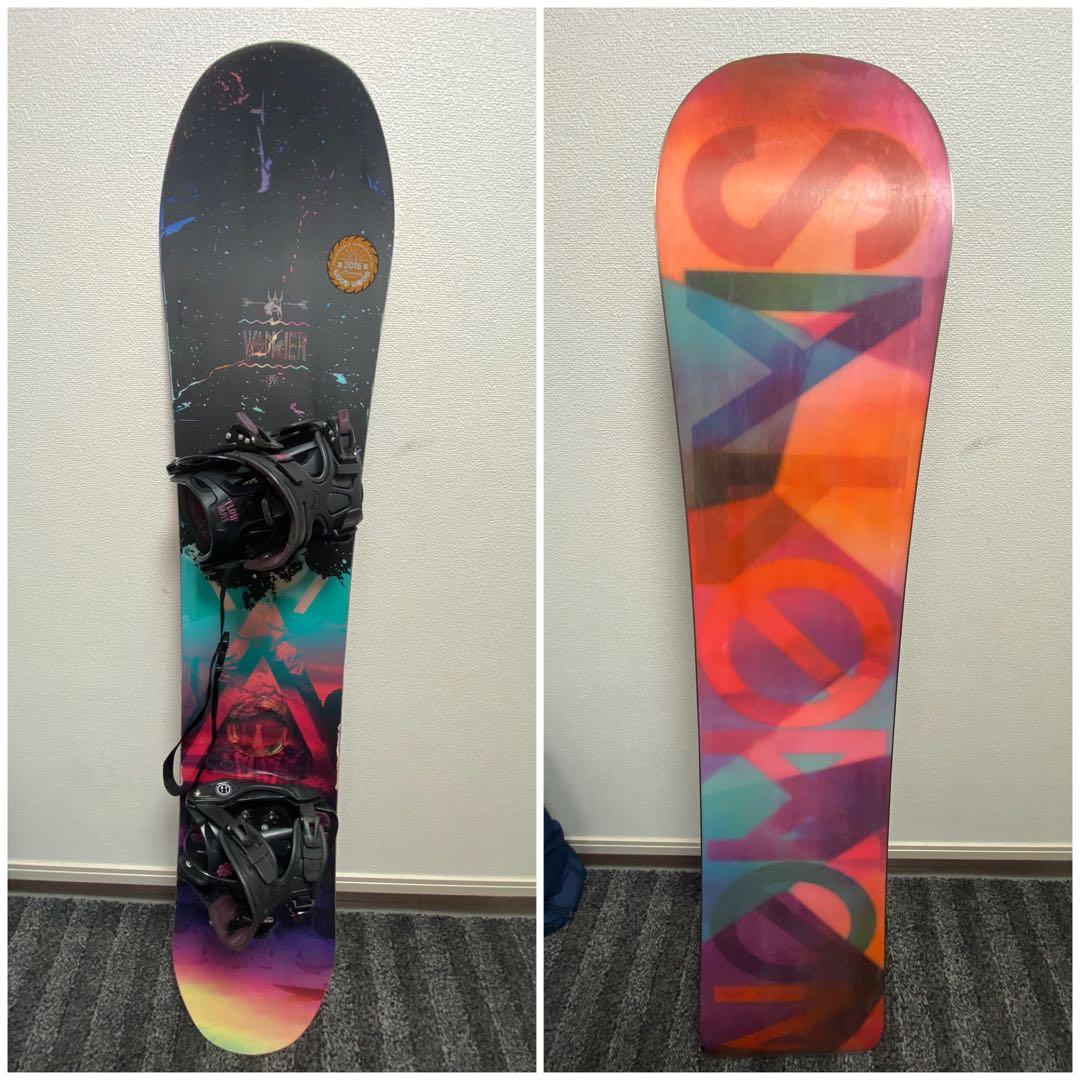 SALOMON/WONDER/スノーボード139ビンディング/ケース/3点セット