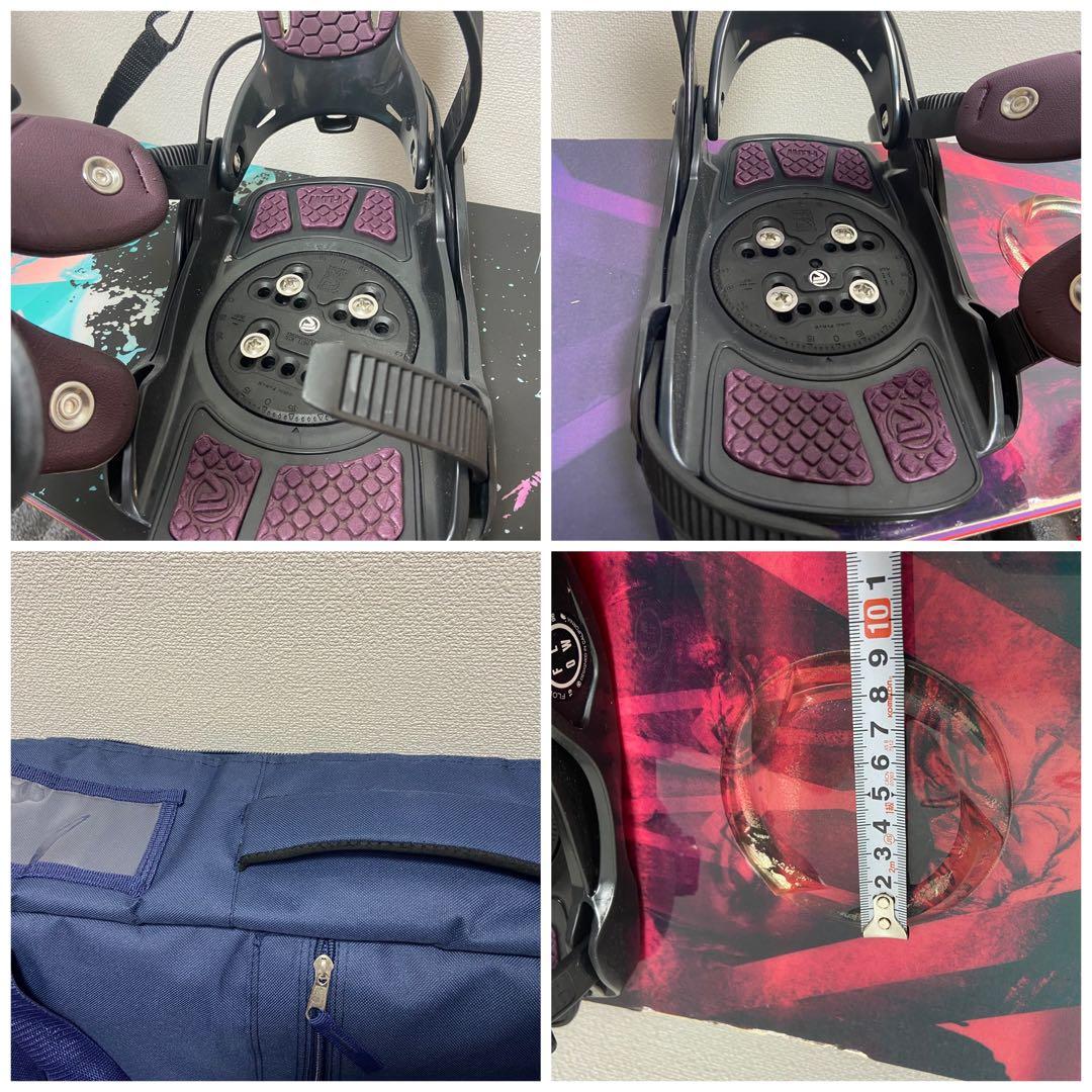 SALOMON/WONDER/スノーボード139ビンディング/ケース/3点セット