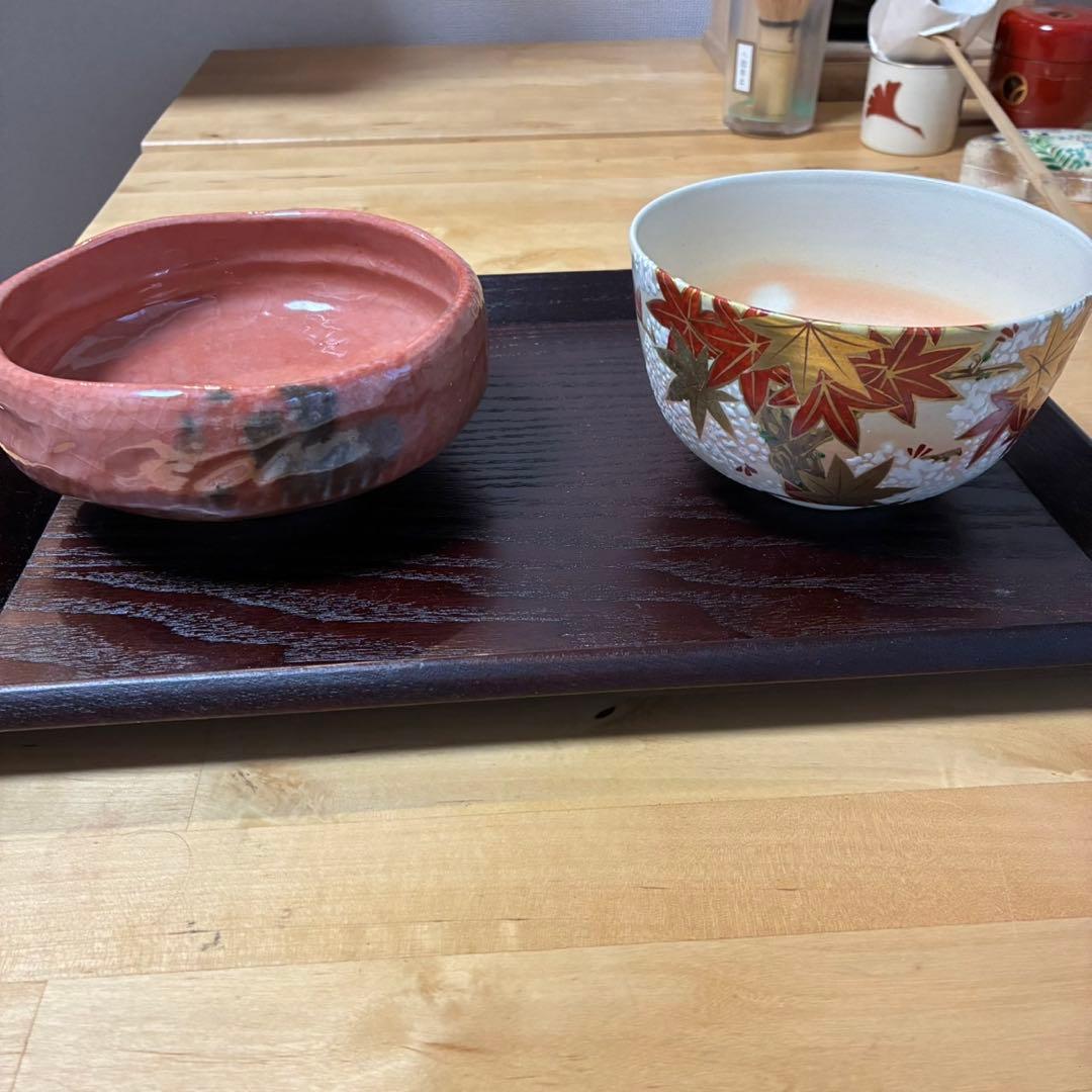 あー 　桐短冊箱茶道具一式セット❣️