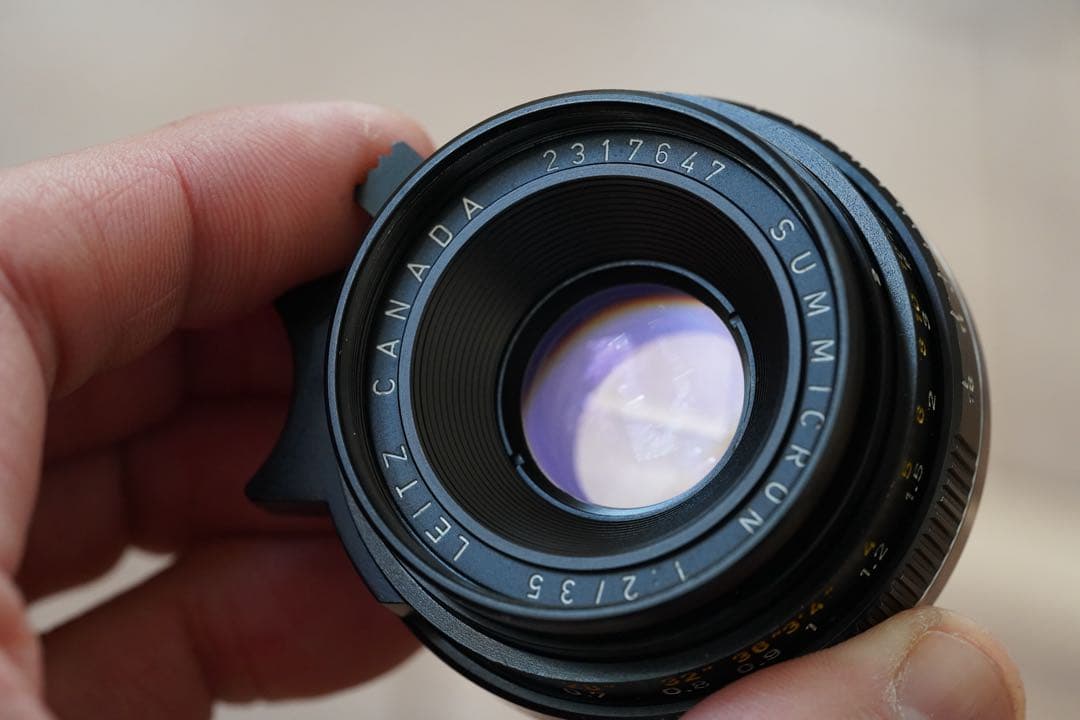 ＊cbjim＊ ライカ ズミクロン35mm +レンズフード12504セット